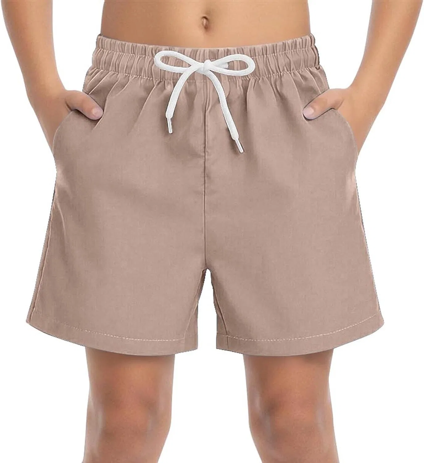 Шорты для мальчиков спортивные с карманами, Zzalalana, Khaki