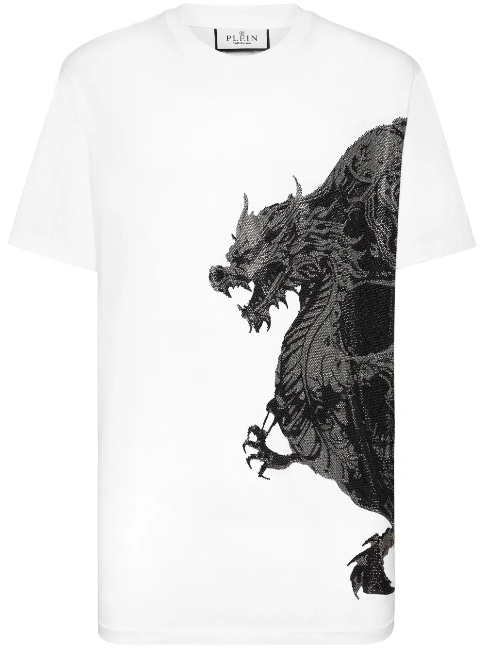 

Футболка Dragon Skull Philipp Plein, белый