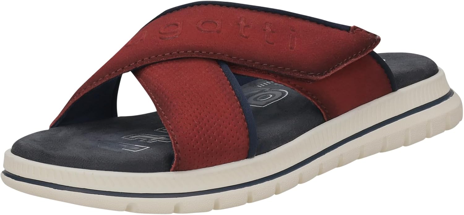 

Мужские классические сандалии Bugatti, темно-красный