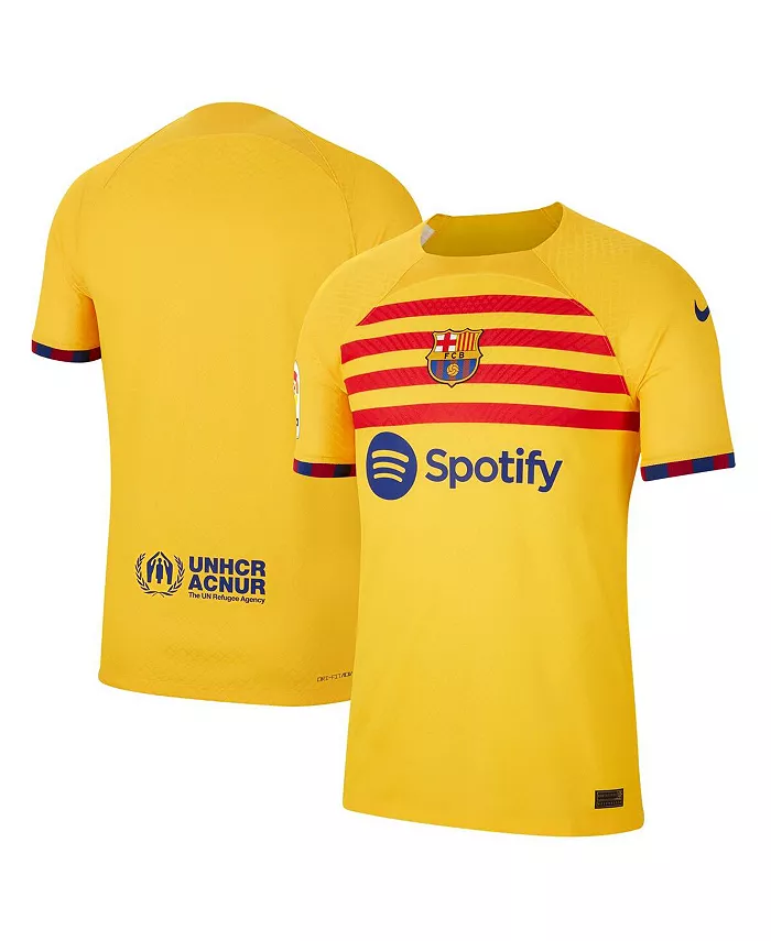 

Мужская желтая футболка Barcelona 2022/23 Fourth Vapor Match Authentic Nike