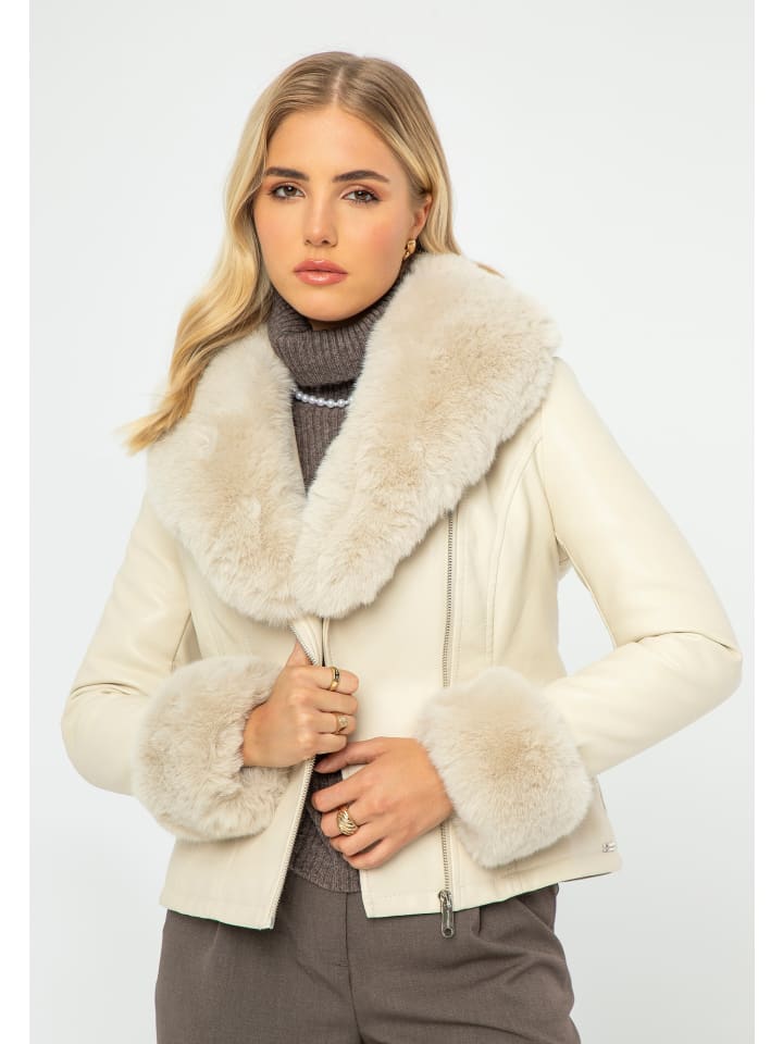 

Кожаная куртка Wittchen Jacket, бежевый