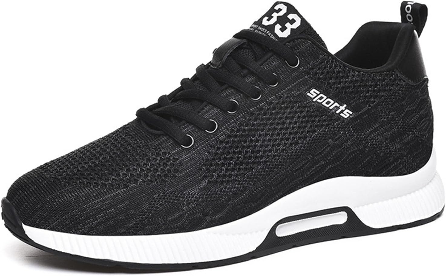 

Мужские слипоны кроссовки Нескользящие прогулочные кроссовки Легкие спортивные кроссовки Повседневные беговые обувь с увеличением роста 6/8/10 см Generic, 039-6cm