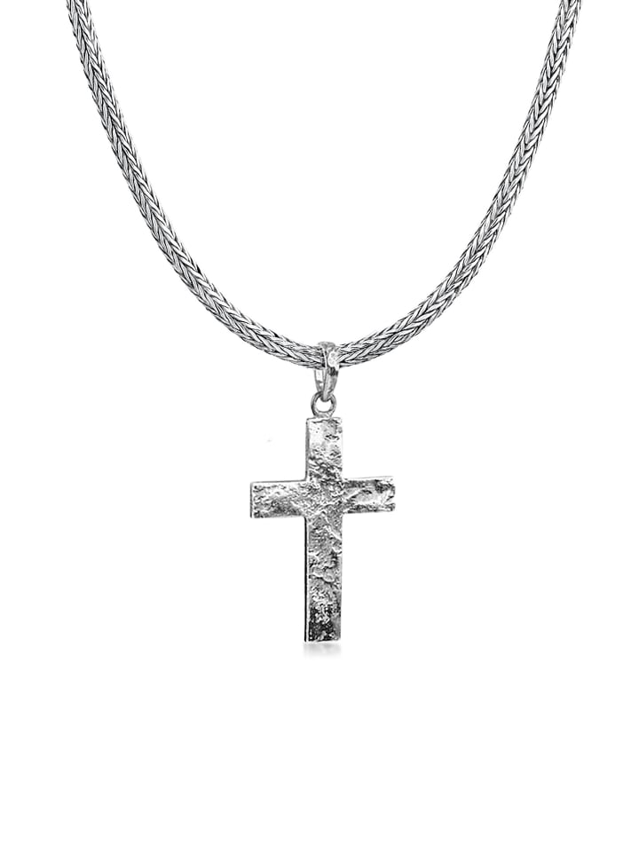 

KUZZOI Колье с крестом из серебра 925 пробы