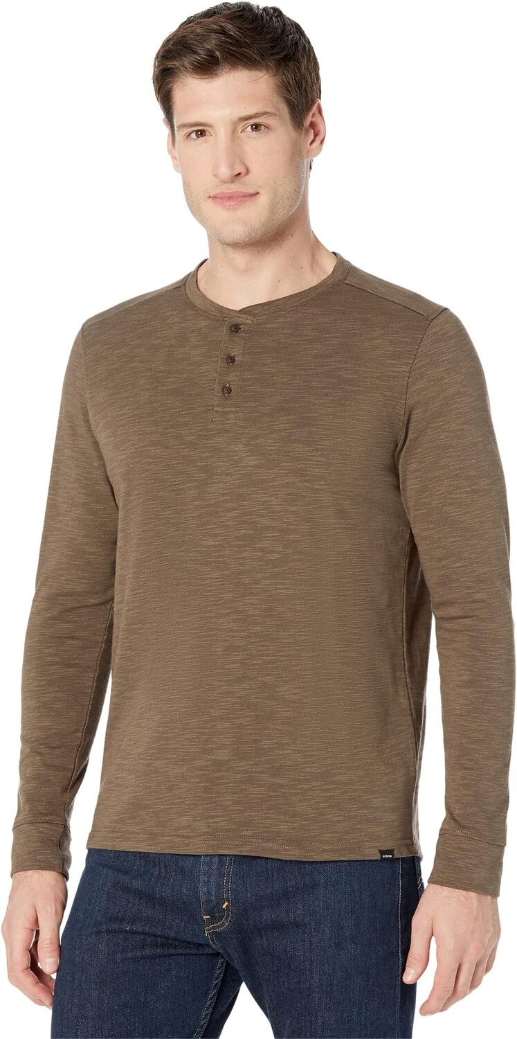 

Футболка Prana Ronnie Henley II Standard Fit, цвет Oak Barrel Heather