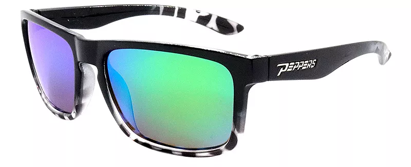 

Поляризационные солнцезащитные очки Peppers Sunset Blvd Peppers Eyewear, цвет Shiny Black/Green