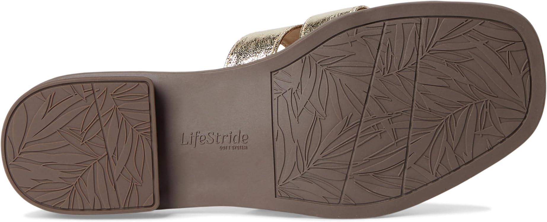 Сандалии LifeStride Royaltybit, цвет Platino Gold Faux Leather — фото 3