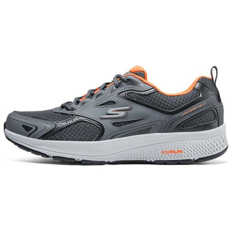

Кроссовки мужские с низким верхом серые/оранжевые Skechers