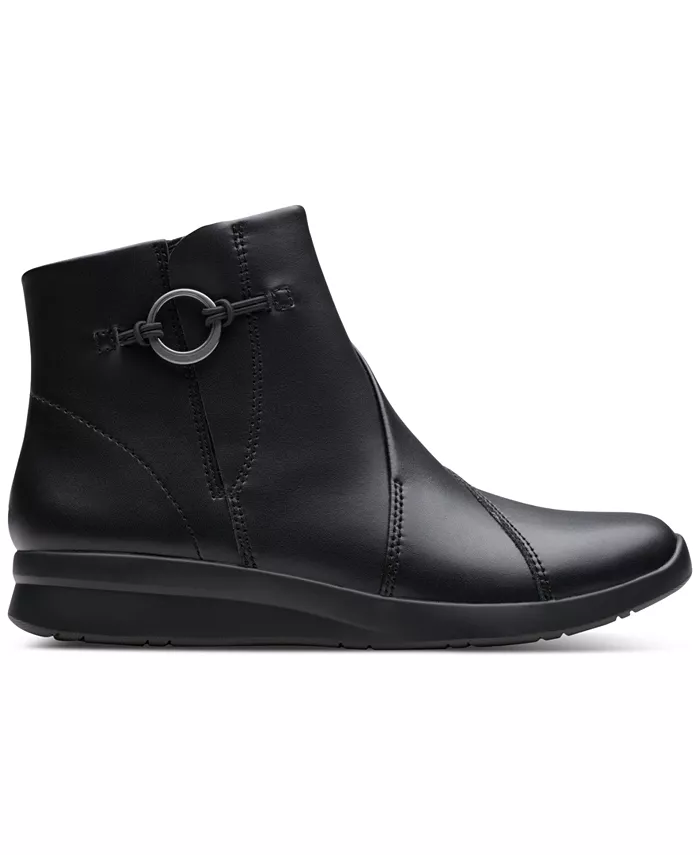Коллекция женских ботильонов Ellowyn Deva на танкетке Clarks, черный — фото 2