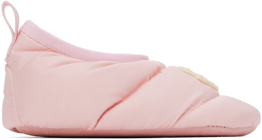 

Baby Pink Балетки-проходники Розовые Moncler Enfant