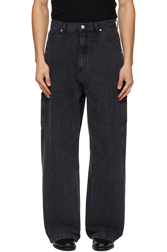 

Tonywack Черные рабочие джинсы из вельветовой саржи