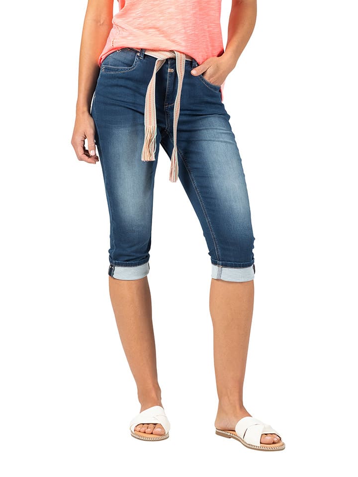 

Брюки Капри Timezone, синий