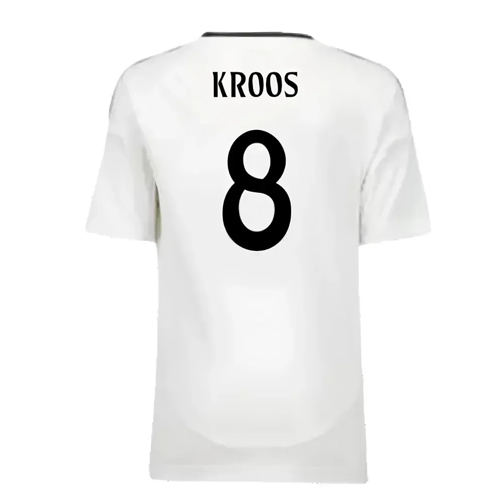 Домашний комплект Real Madrid 2024-2025 (детский) с Кроосом 8, белый — фото 2