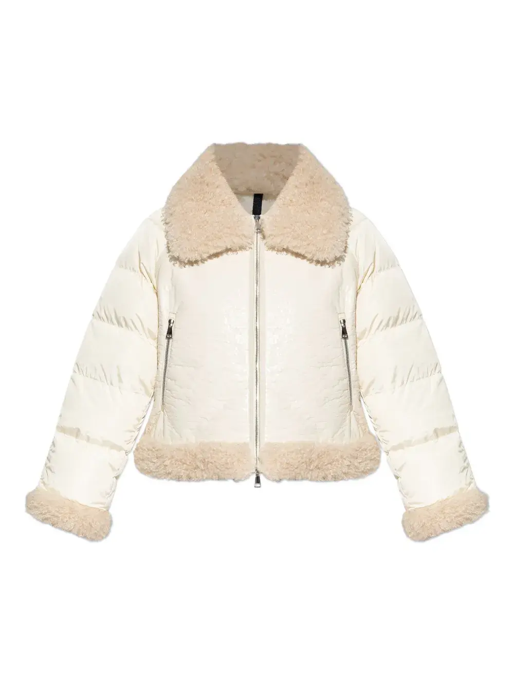 

Куртка Rubrouk с воротником из искусственной овчины Moncler, нейтральный