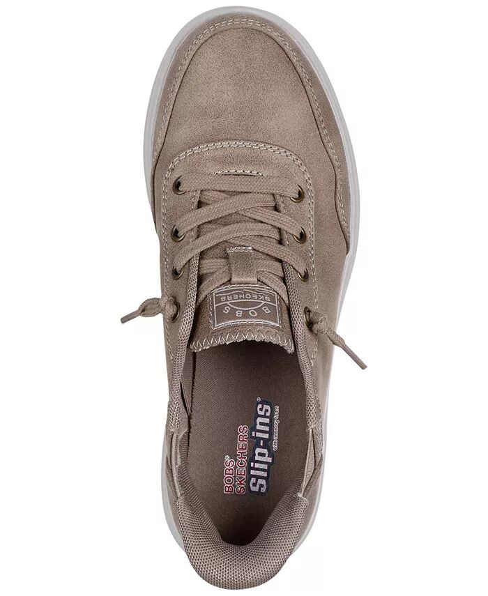 Женские слипоны BOBS Skip Cute - BCute Уютные повседневные кроссовки от Finish Line Skechers, коричневый/бежевый — фото 2