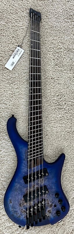 

Басс гитара Ibanez EHB1505MSPLF Multi Scale Headless 5-String Bass - Pacific Blue Burst Flat