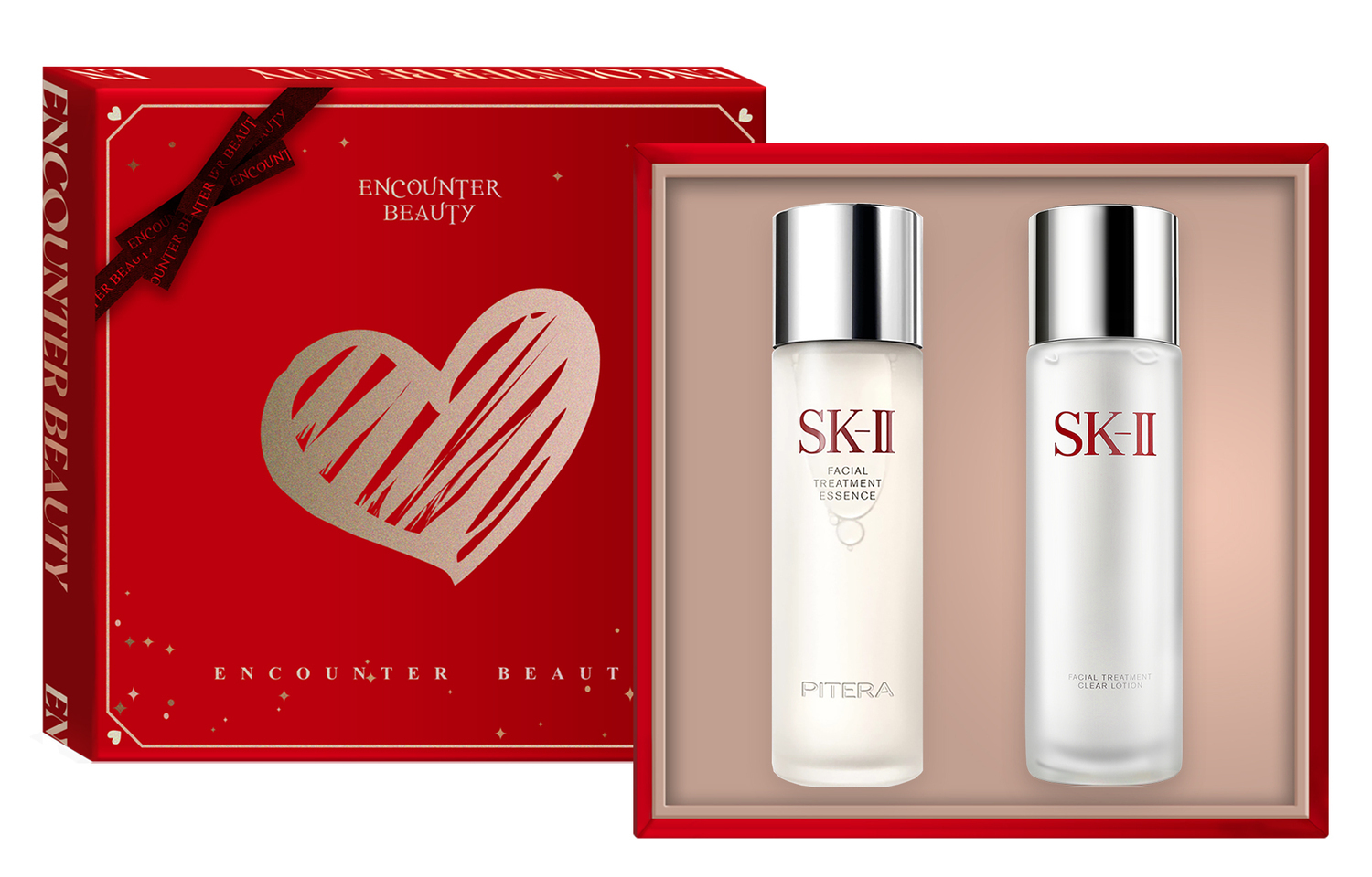 Набор для ухода за кожей sk ii fairy water refining clear serums lotion, увлажняет и питает, комплект из 2 предметов SK-II — фото 4