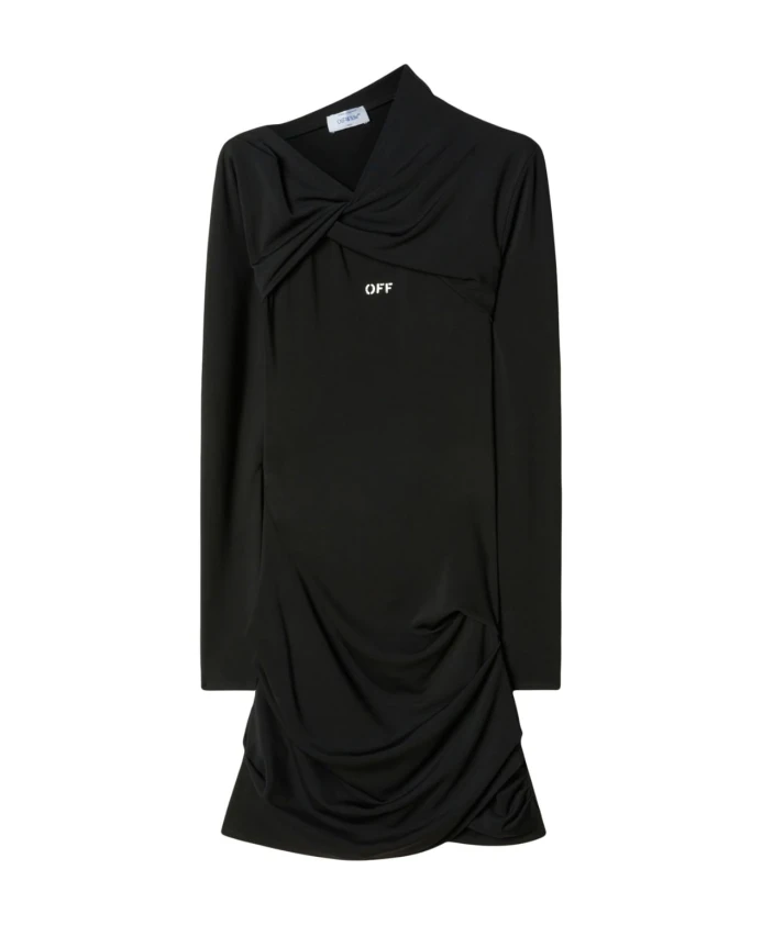 

Твист Мини Платье Off White, черный