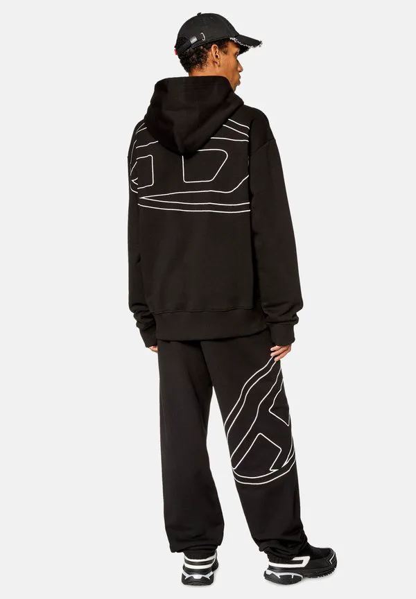 Толстовка macs hood megoval Diesel, Black — фото 3