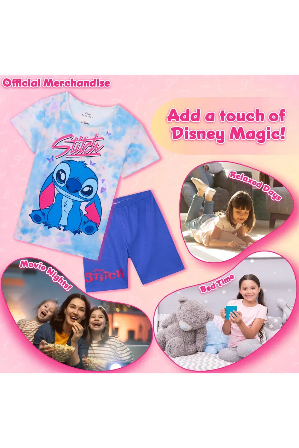 Пижама детская Stitch Disney, мультиколор — фото 2