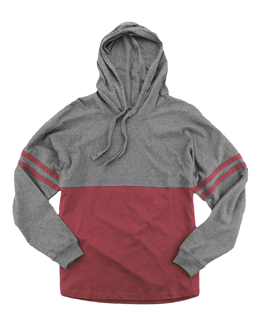 

Женская кофта с капюшоном и помпоном Boxercraft, цвет granite/ garnet