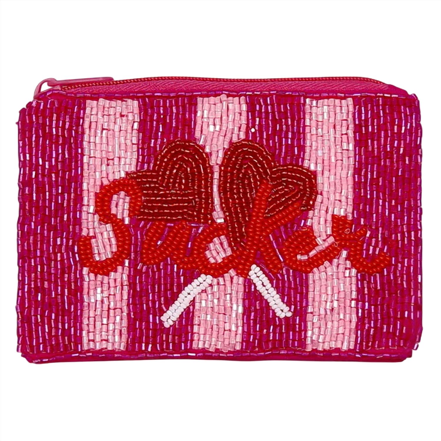 

Сумка для монет Sucker Coin в красно-розовом цвете Eclai