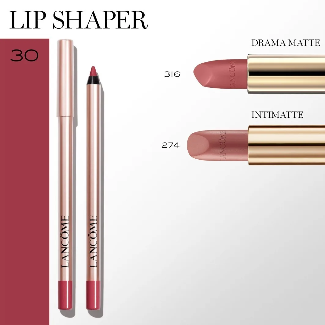 Lipliner lip idôle lip shaper Lancome, 30 - lisa's coral glow, 1,2 гр — фото 3