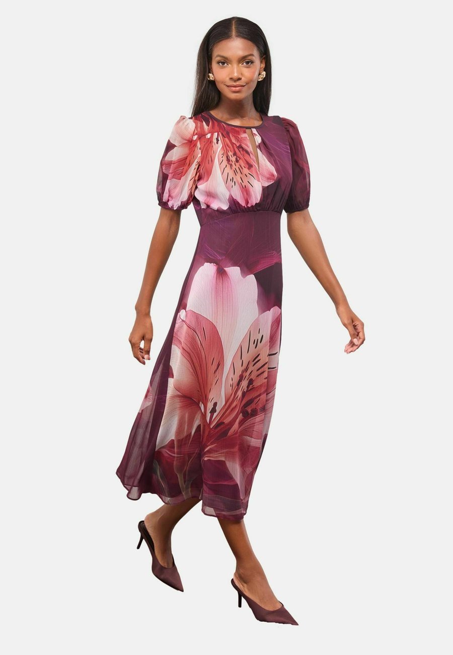 

Платье Lipsy Day dress, Burgundy Red Floral/Bordeaux