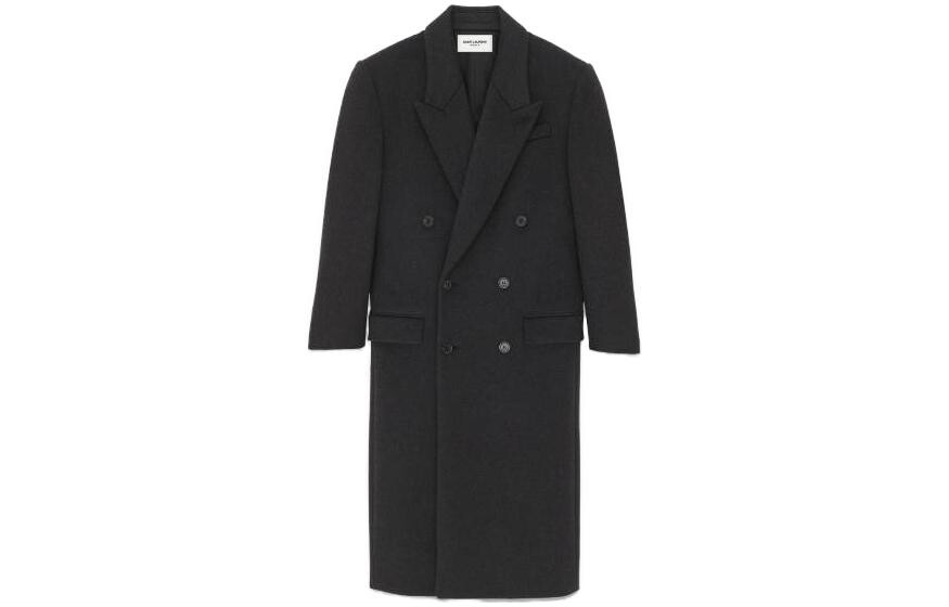 

Пальто женское угольно-серое Saint Laurent