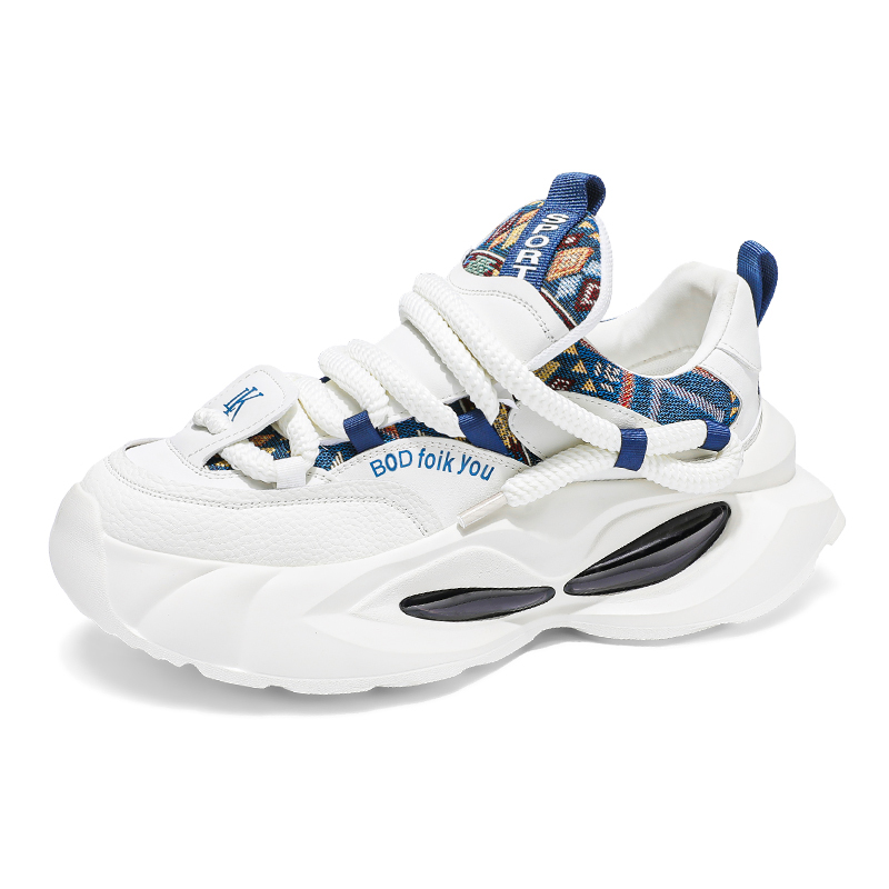 

Низкие массивные кроссовки мужские TONYBEAR, White Blue