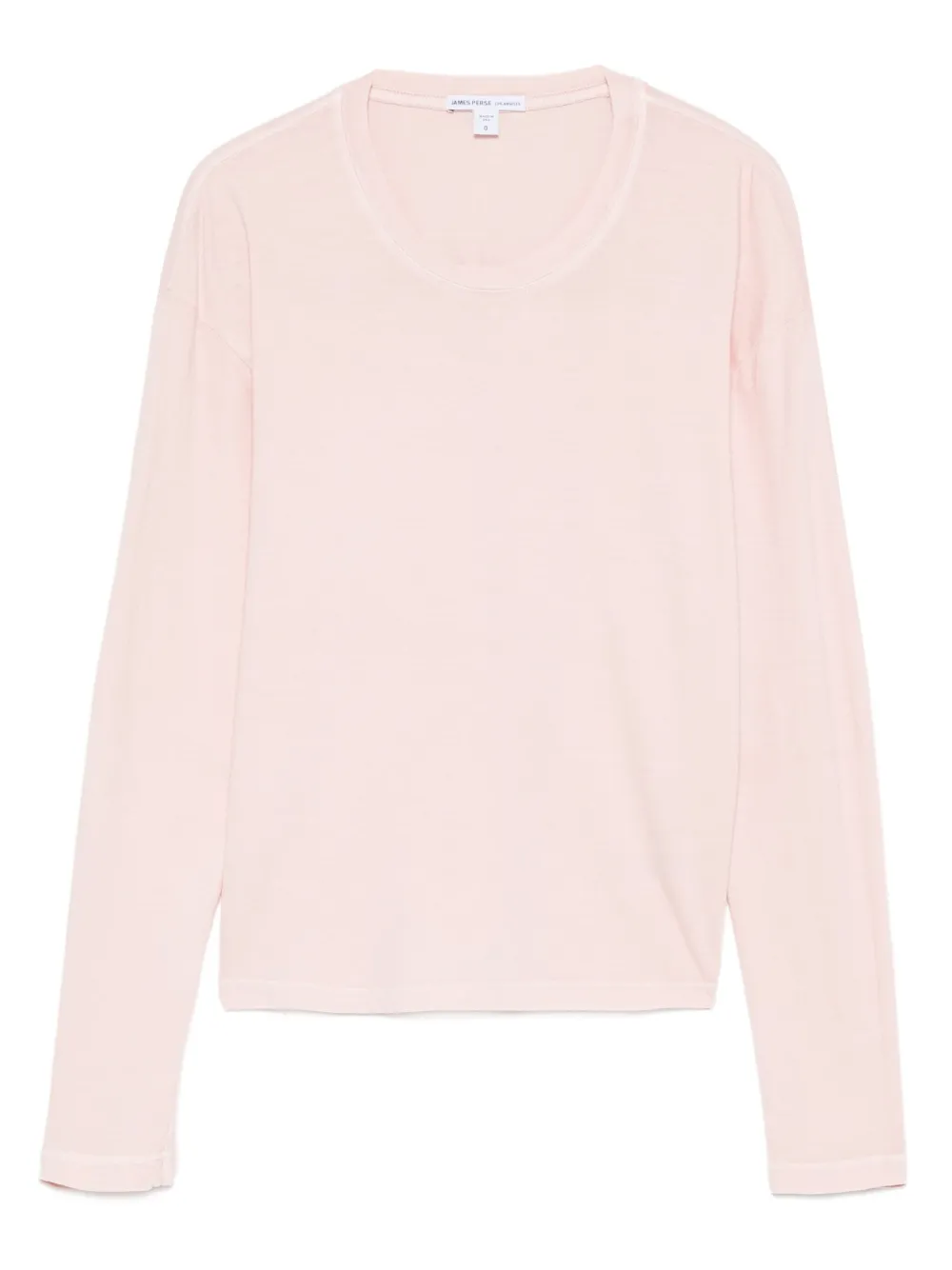 

Футболка с длинными рукавами James Perse, розовый