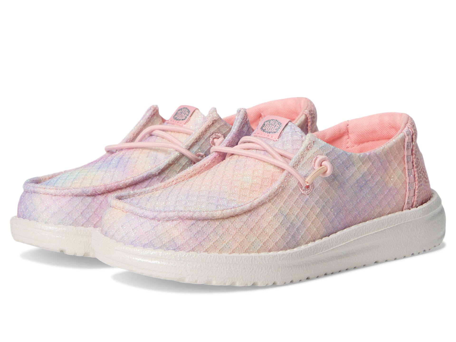

Кроссовки Hey Dude Kids Wendy Mermaid Shimmer, Coral Pink/Multi