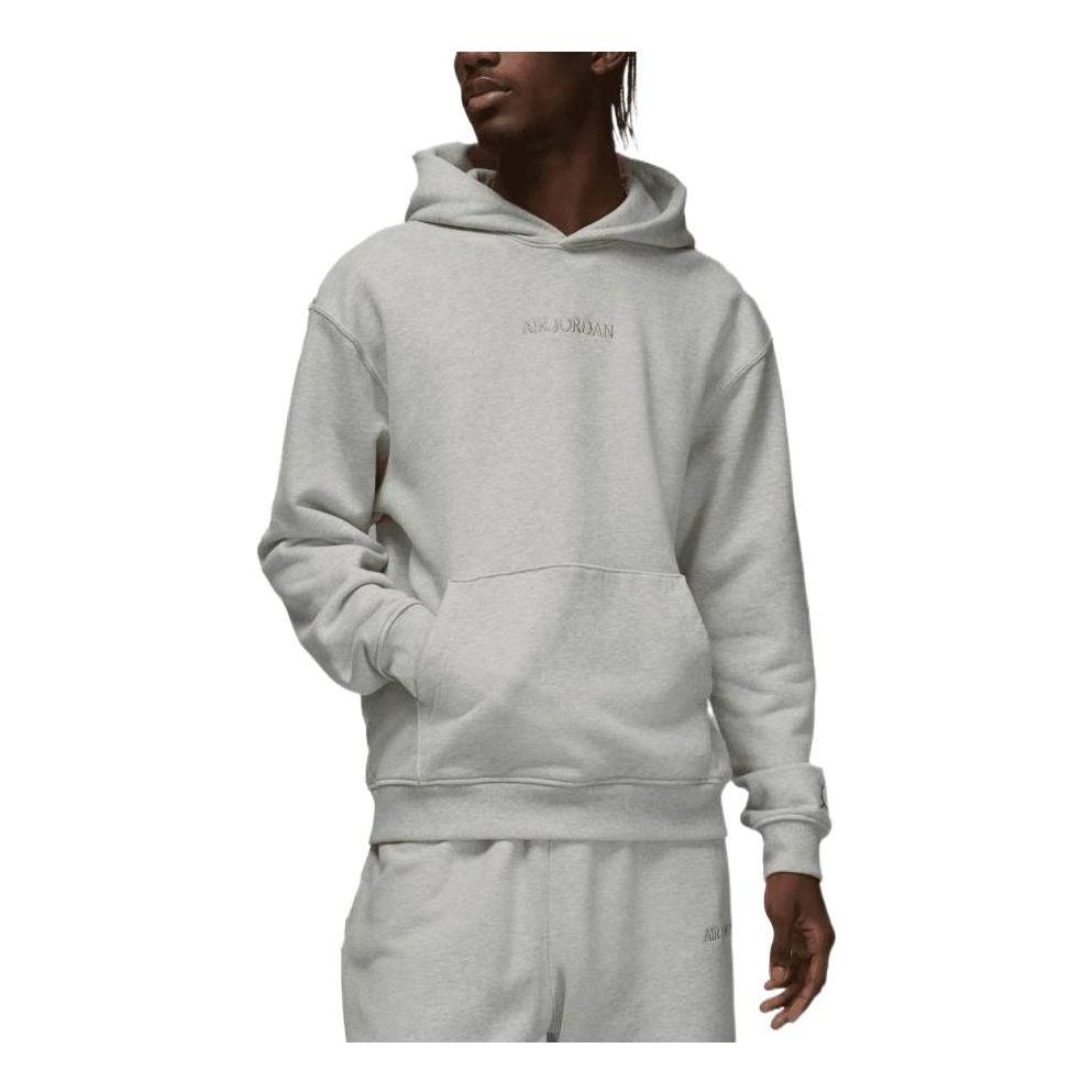 

Худи Air Jordan Alphabet Hooded Pullover Long Sleeves Hoodie Men's Grey FJ1966-050, серый