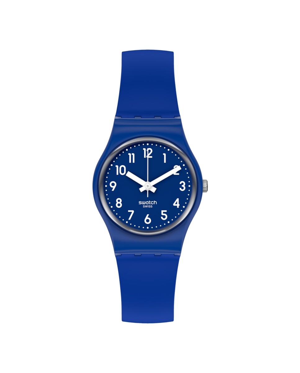 

Часы Back to blueberry для девочек с синим силиконовым ремешком Swatch, синий