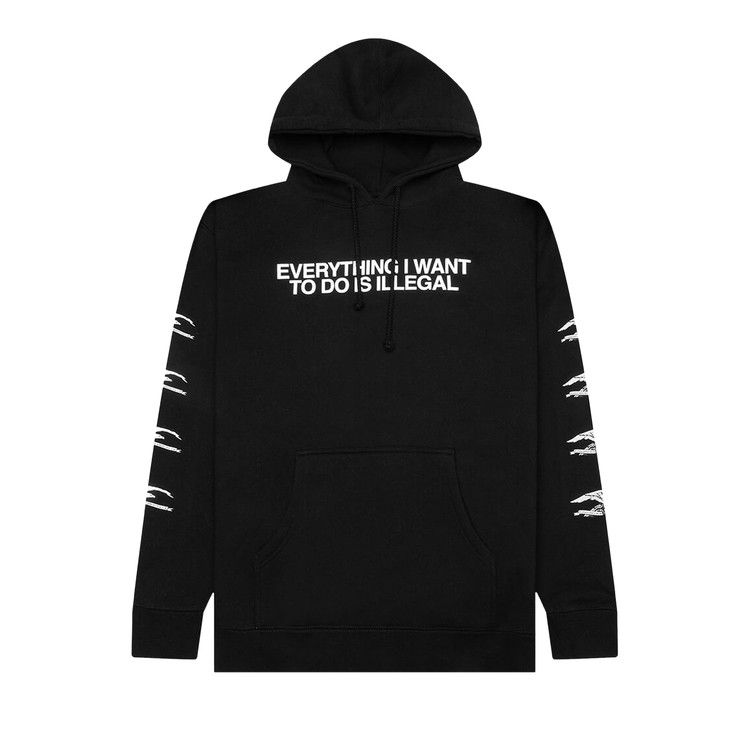 

Худи Pleasures Illegal Hoodie, Black