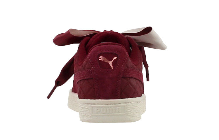 Кеды (WMNS) PUMA Suede Heart Quilt 'Cordovan' 365462-01, разноцветный — фото 4