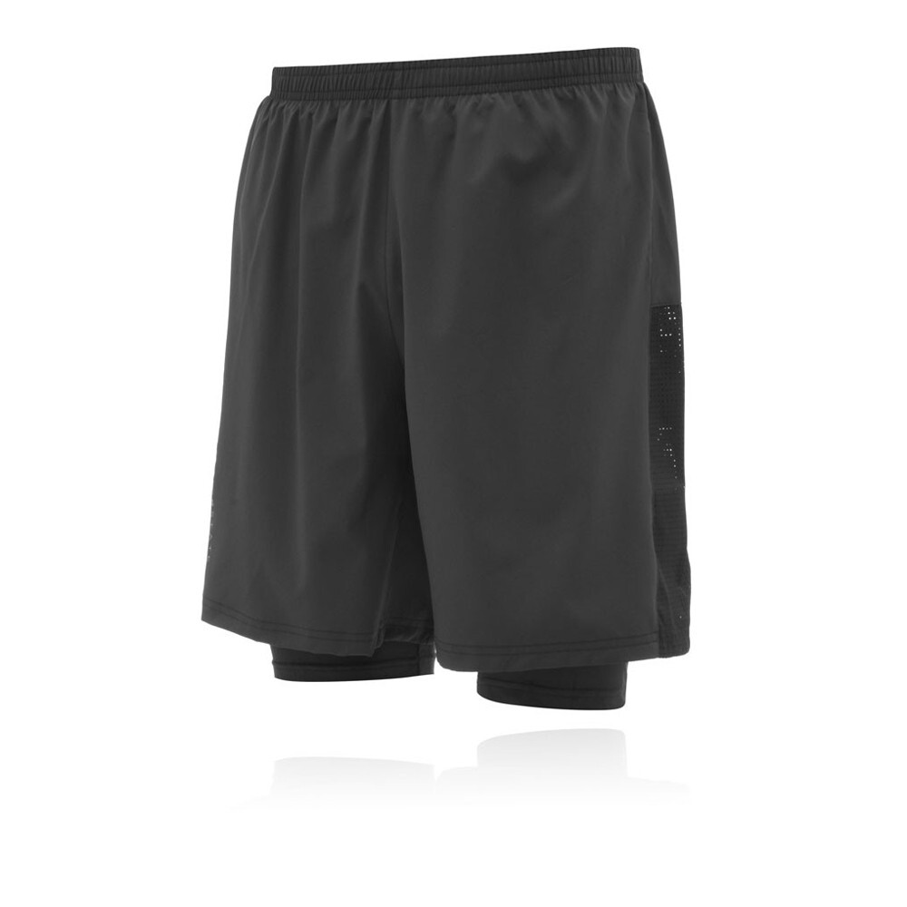 

Шорты для бега Higher State Mens 2 In 1 7 Inch, черный