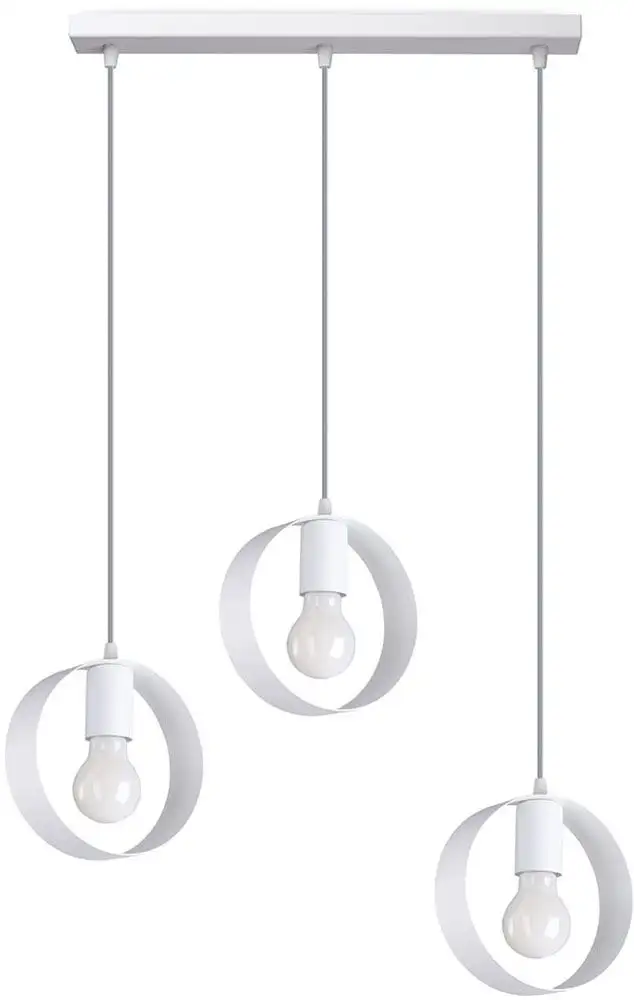 

SOLLUX освещение подвесной светильник "ТИТРАН", 3 лампочки, лампа E27 | без лампы, слякотный режим SOLLUX lighting Высота: 110 см, белый