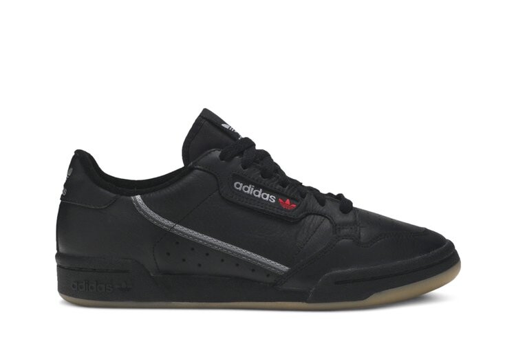 

Кроссовки Adidas Continental 80 'Black Gum', черный