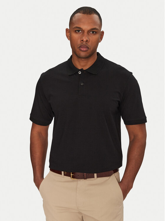 

Рубашка поло стандартный крой Jaxon 12268227 Jack&Jones, черный