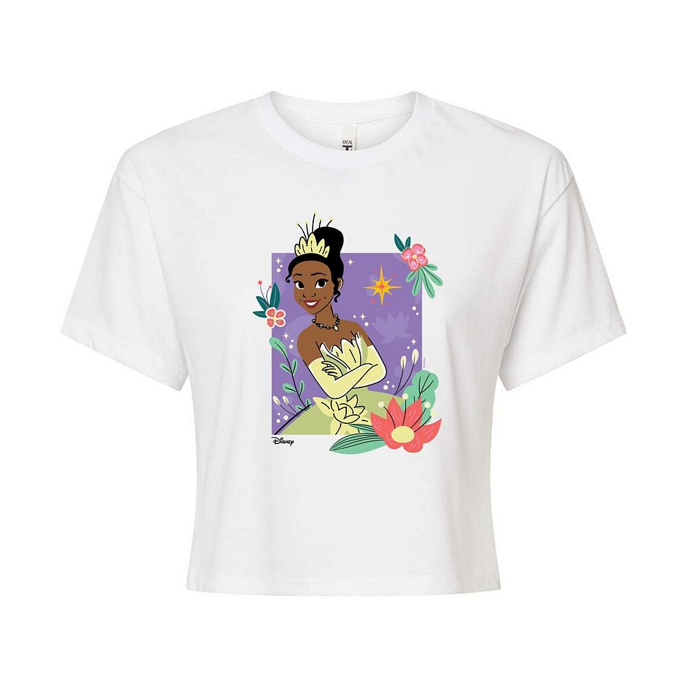 

Укороченная футболка Disney Princess Tiana, белый