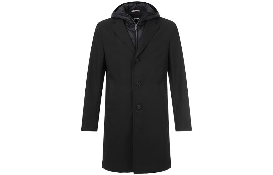 

Тренч FW23 черный мужской HUGO BOSS