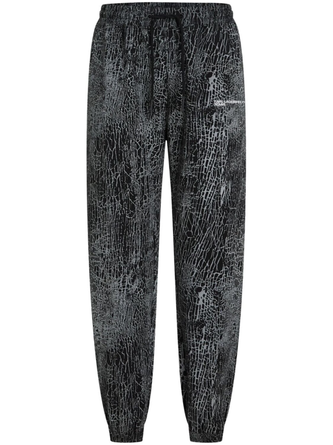 

Karl Lagerfeld Jeans спортивные брюки с вышивкой, черный