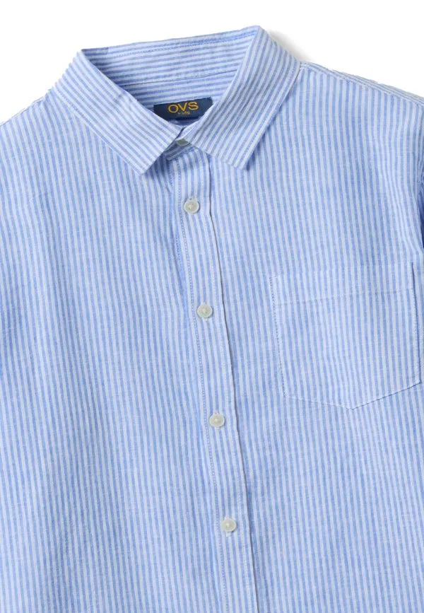 Рубашка Ovs, White Light Blue — фото 3