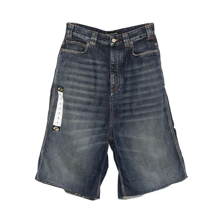 

Шорты Balenciaga Denim Shorts, Dark Blue