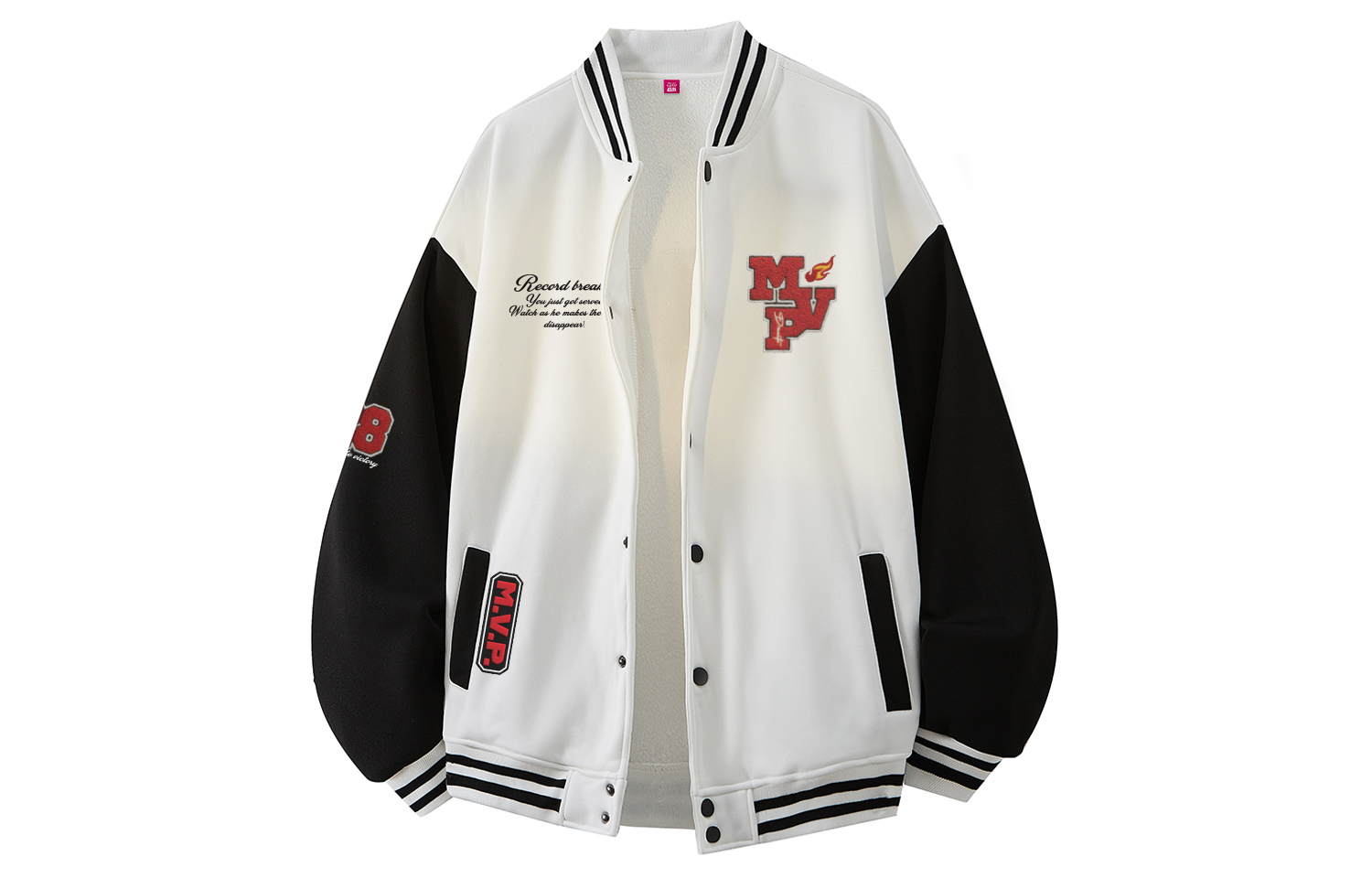 

Disney Бейсбольная майка унисекс, White (Thickened Fleece-Lined)