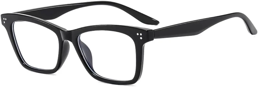 

Ретро-модные солнцезащитные очки для женщин и мужчин, классический винтажный стиль, защита от УФ-излучения UV400, для активного отдыха на природе VFDHN, Black Clear