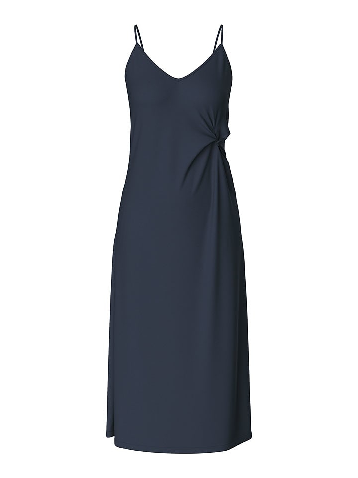 

Платье до колена Pieces, темно-синий