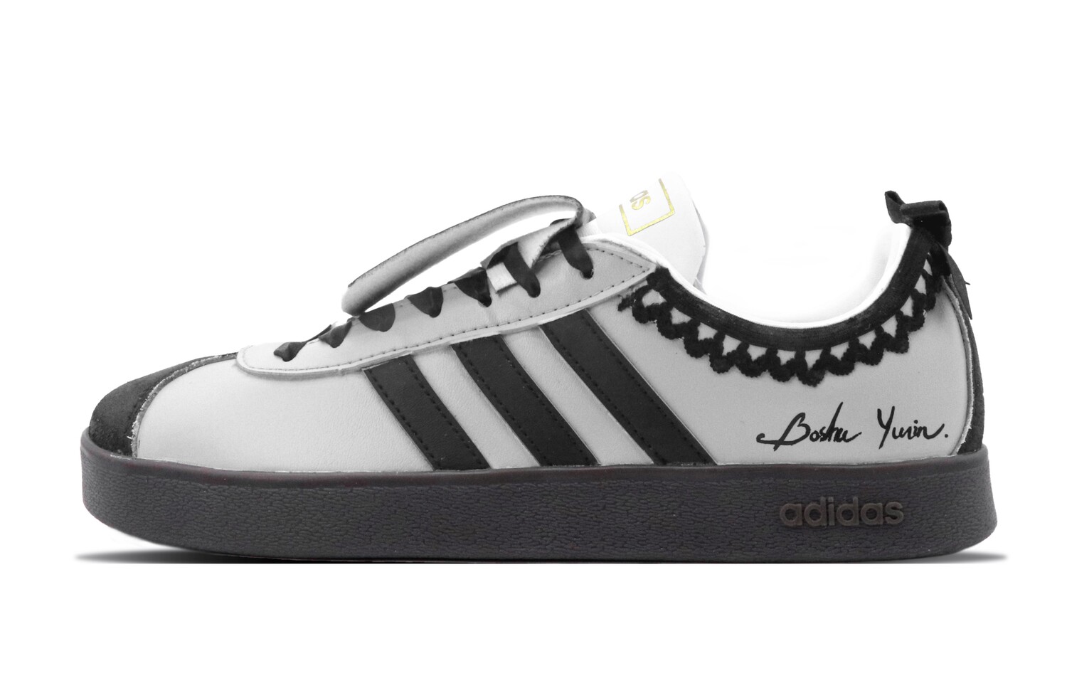 

Кроссовки adidas neo Vl Court Skateboarding Shoes Unisex Low-top Silver Black, серебряный, Серый, Кроссовки adidas neo Vl Court Skateboarding Shoes Unisex Low-top Silver Black, серебряный