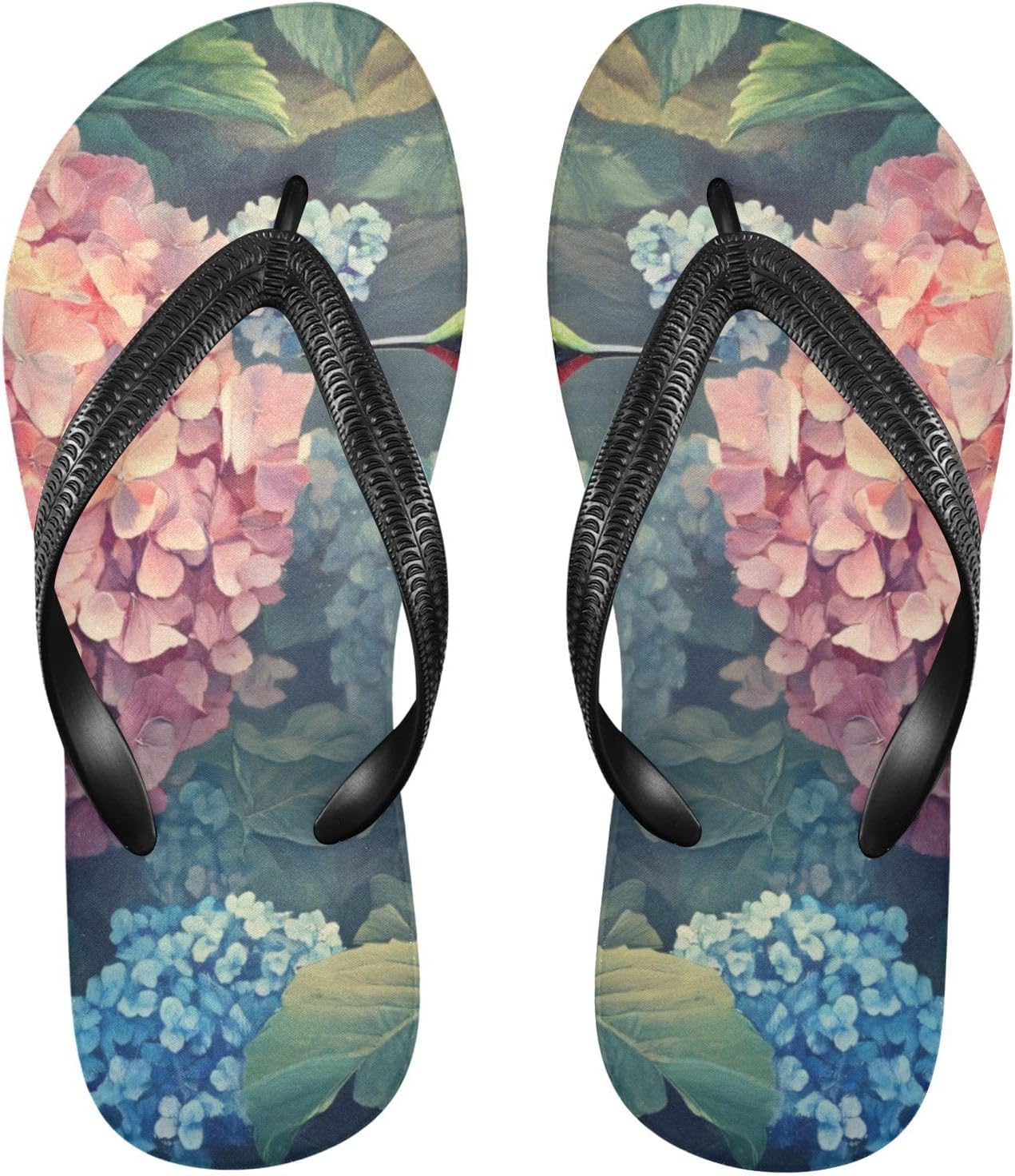 

Женские и мужские вьетнамки MNSRUU винтажные с цветочным узором и цветами вишни, женские сланцы, мужские сандалии, шлепанцы для душа, летние нескользящие пляжные и для бассейна, XXL, Hummingbirds A17960