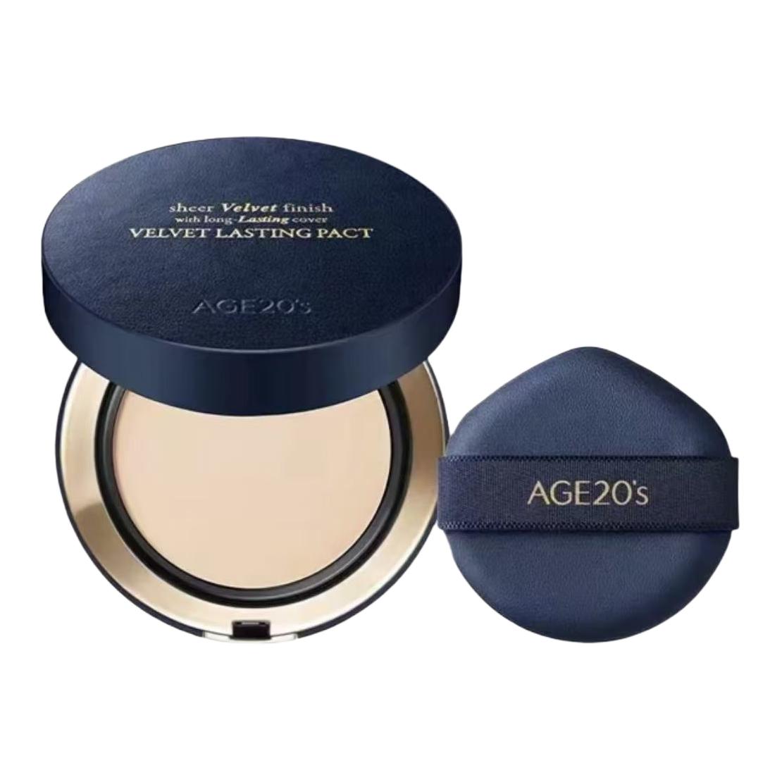 

AEKYUNG KERASYS Пудровый крем Velvet Air Cushions без эффекта маски и перехода тона для маскировки Aekyung Age20's, 21c# светло бежевый